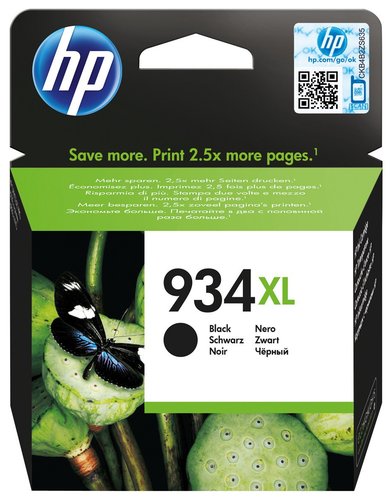HP 934XL Cartucho de Tinta Negro de Alta Capacidad HP 934XL Cartucho de Tinta Negro de Alta Capacidad