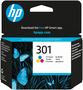 HP Cartucho de tinta original 301 Tricolor