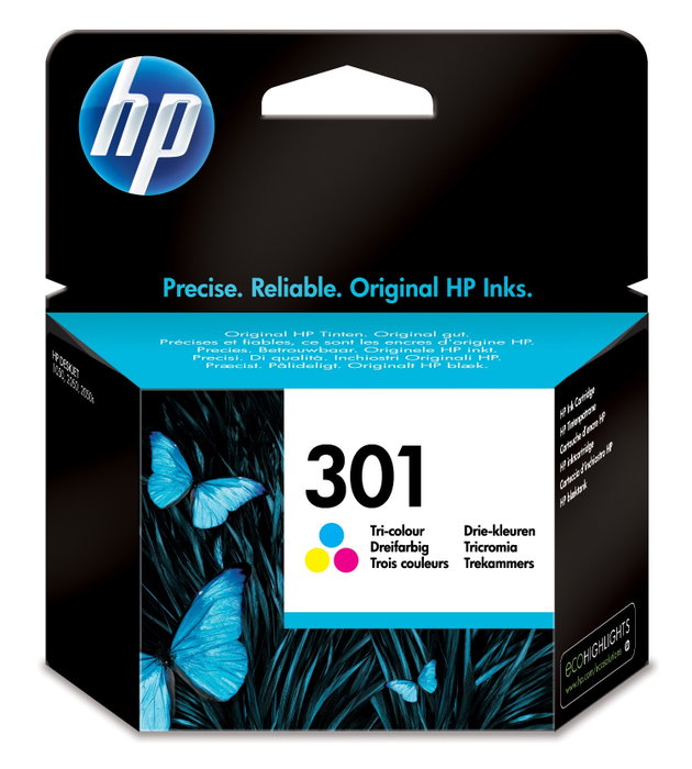 HP Envy 5530, Deskjet 1010,1510 Cartucho Tricolor nº301 HP Envy 5530, Deskjet 1010,1510 Cartucho Tricolor nº301