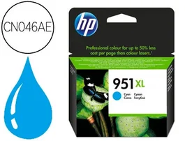 HP 951XL Cian Cartucho de Tinta Alta Capacidad (CN046AE)