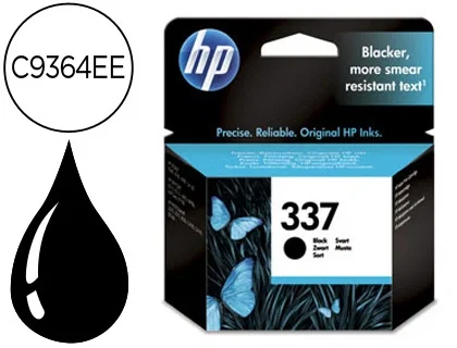 HP Cartucho de Tinta 337 Negro (C9364EE) Original HP Cartucho de Tinta 337 Negro (C9364EE) Original