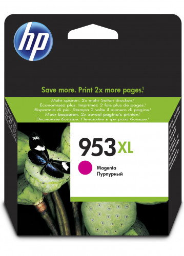 HP Cartucho de Tinta 953XL Magenta (F6U17AE)