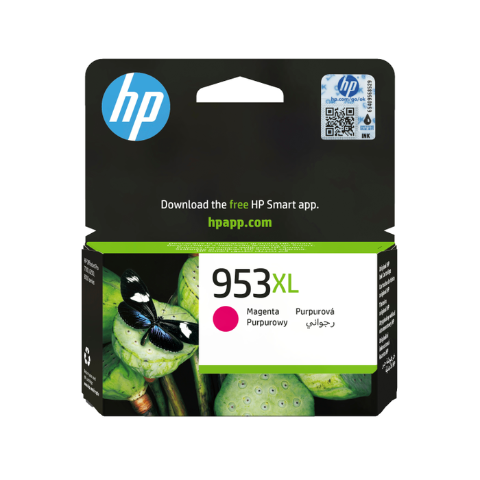HP Cartucho de Tinta 953XL Magenta (F6U17AE)