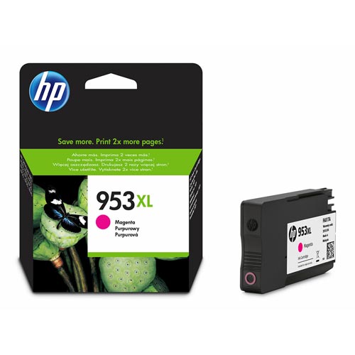 HP Cartucho de Tinta 953XL Magenta (F6U17AE)