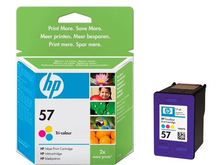 HP Cartucho de tinta original 57 Tri-color Alto rendimiento XL HP Cartucho de tinta original 57 Tri-color Alto rendimiento XL