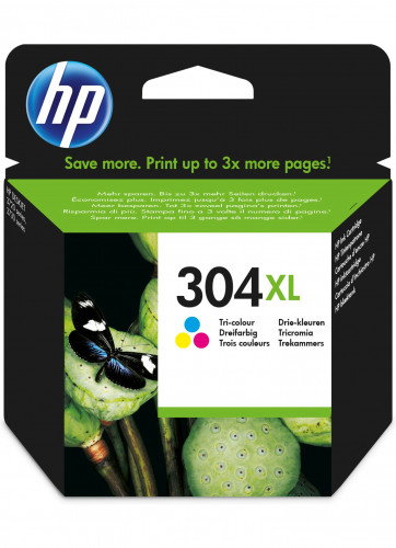 HP 304XL Cartucho de Tinta Tricolor Original (N9K07AE) HP 304XL Cartucho de Tinta Tricolor Original (N9K07AE)