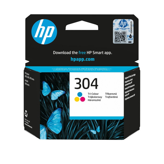 HP Cartucho de Tinta Original 304 Tricolor (N9K05AE) de 2 ml