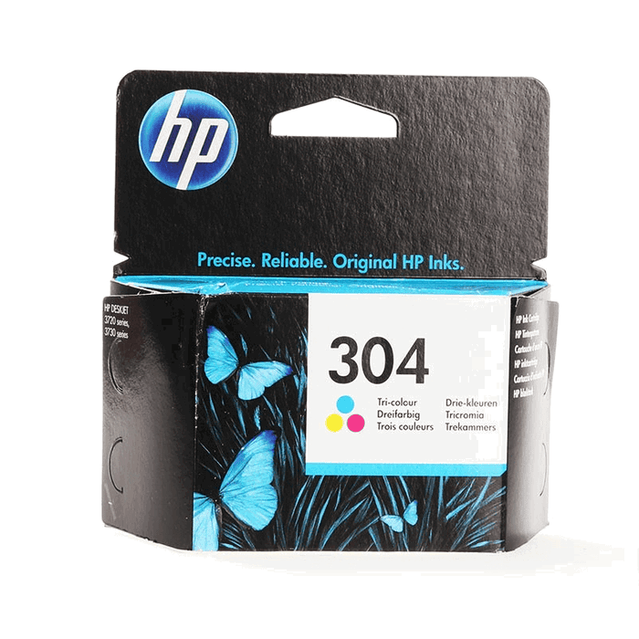 HP Cartucho de tinta Original 304 Tricolor