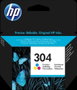 HP Cartucho de Tinta Original 304 Tricolor (N9K05AE) de 2 ml