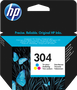 HP Cartucho de tinta Original 304 Tricolor