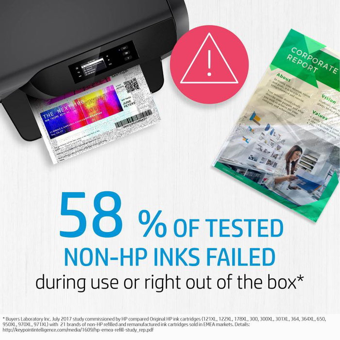 HP Cartucho de tinta PageWide 973X Negro Alto Rendimiento