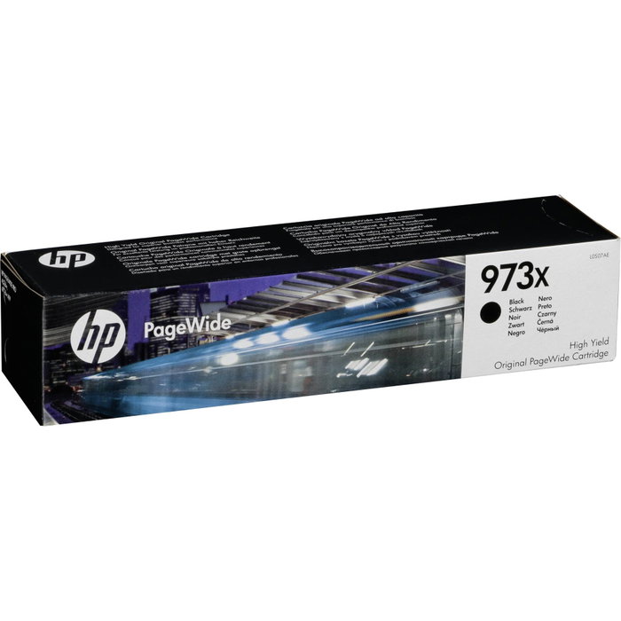 HP Cartucho de tinta PageWide 973X Negro Alto Rendimiento