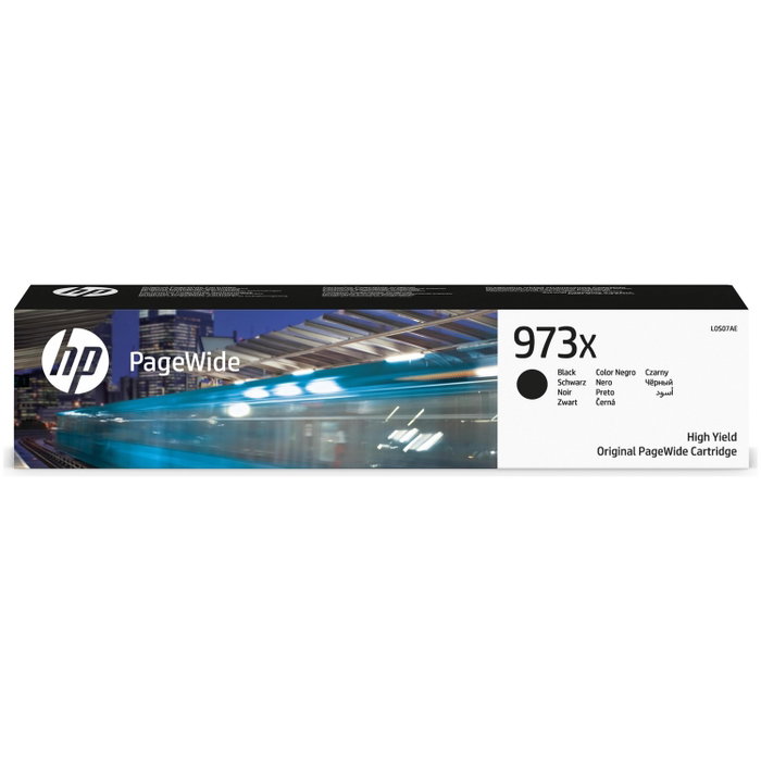 HP Cartucho de tinta PageWide 973X Negro Alto Rendimiento