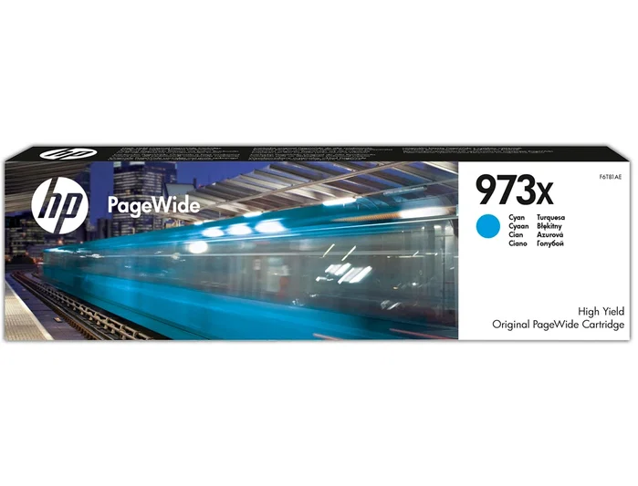 HP 973X Cartucho de Tinta Cian XL Original (F6T81AE) Pagewide HP 973X Cartucho de Tinta Cian XL Original (F6T81AE) Pagewide