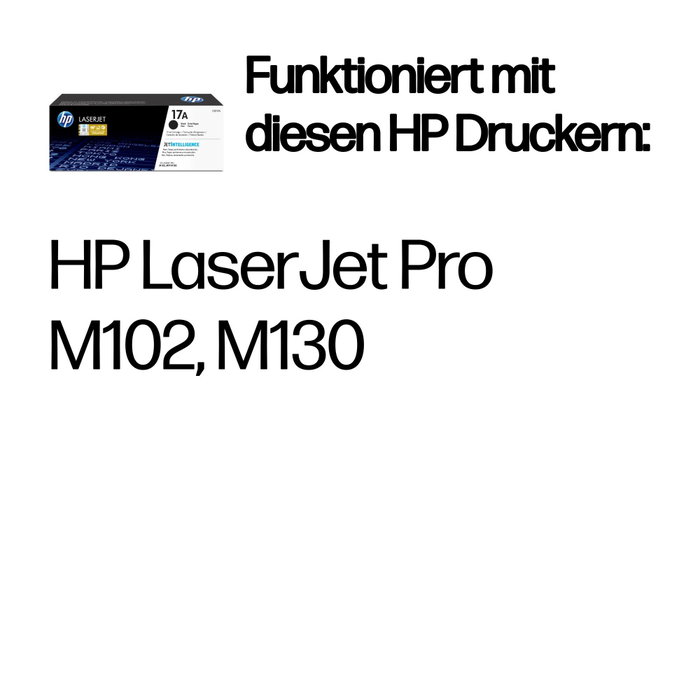 HP 17A Negro CF217A Cartucho de Tóner Original HP 17A Negro CF217A Cartucho de Tóner Original