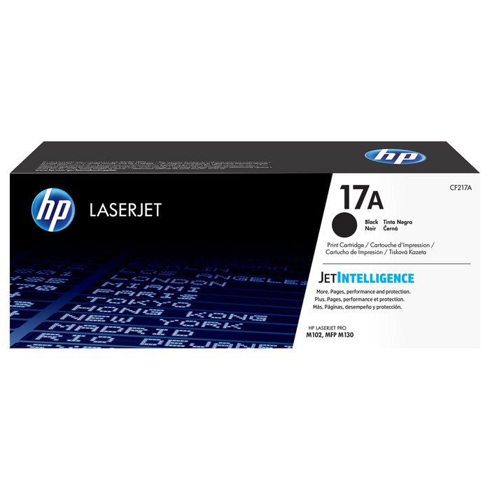HP Cartucho de tóner Original LaserJet 17A negro CF217A