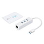 TP-Link UE330 Adaptador 2 en 1 con Hub de 3 puertos USB 3.0 y Ethernet Gigabit Blanco