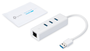 TP-Link UE330 Adaptador 2 en 1 con Hub de 3 Puertos USB 3.0 y Ethernet Gigabit Blanco