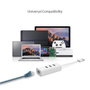 TP-Link UE330 Adaptador 2 en 1 con Hub de 3 Puertos USB 3.0 y Ethernet Gigabit Blanco