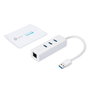TP-Link UE330 Hub USB 3.0 de 3 Puertos con Ethernet Gigabit RTL8153, Conexión de Red Cableada de 1000 Mbps, Compatible con Windows, Mac, Chrome OS y Linux
