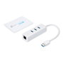 TP-Link UE330 Adaptador 2 en 1 con Hub de 3 Puertos USB 3.0 y Ethernet Gigabit Blanco