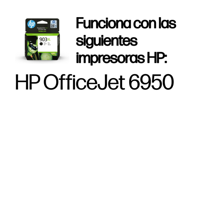 HP Cartucho de Tinta Original 903XL Negro