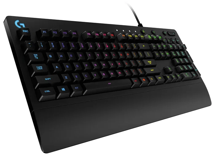 Logitech G213 Prodigy 920-008086 Teclado para Gaming USB Negro QWERTY Español - Retroiluminación RGB, Antifantasma, Resistente a Salpicaduras