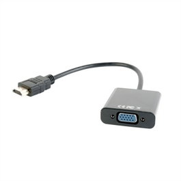 Gembird Adaptador HDMI a VGA con Audio Negro 0,15 m A-HDMI-VGA-03