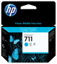 HP Cartucho de Tinta 711 Cian 29 ml (CZ130A) para DesignJet T120/T520