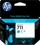 HP Cartucho de Tinta 711 Cian 29 ml (CZ130A) para DesignJet T120/T520