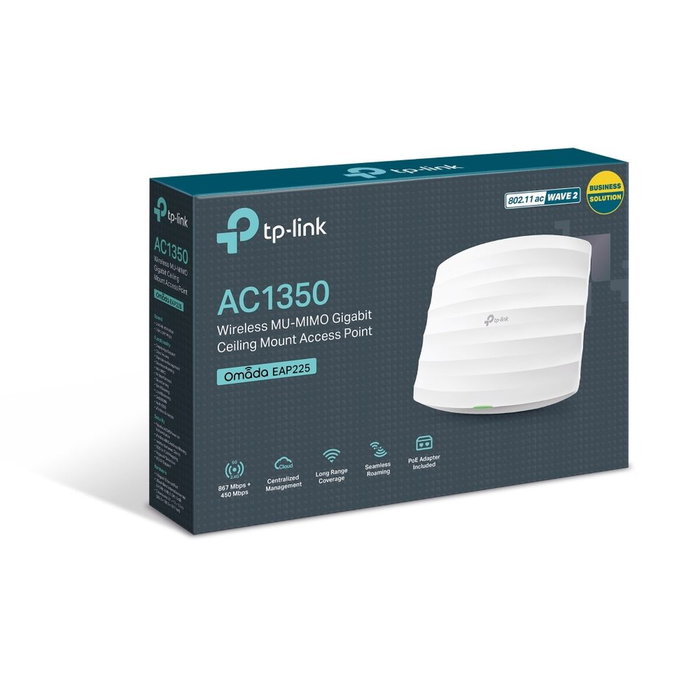 TP-Link Omada EAP225 AC1350 Punto de Acceso Inalámbrico Blanco