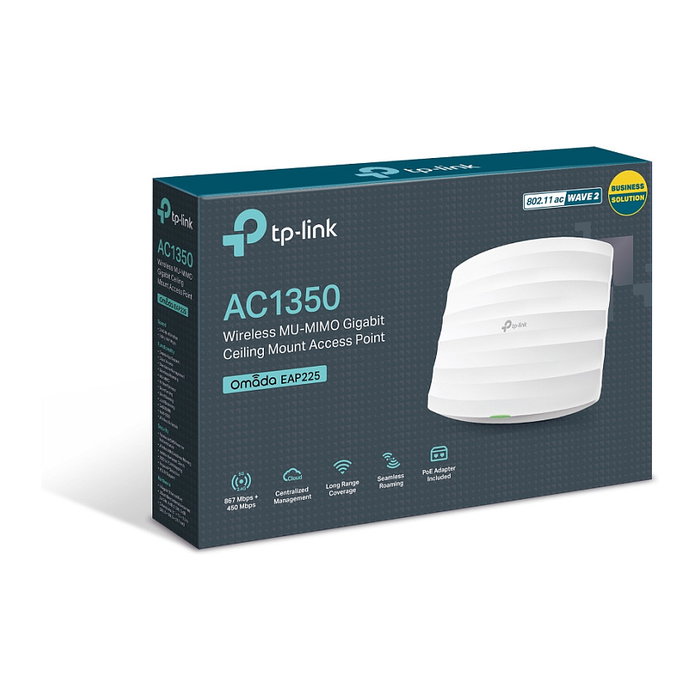 TP-Link Omada EAP225 AC1350 Punto de Acceso Inalámbrico Blanco