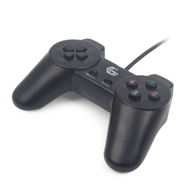 GEMBIRD JPD-UB2-01 Mando y Volante Negro USB 2.0 Gamepad para PC