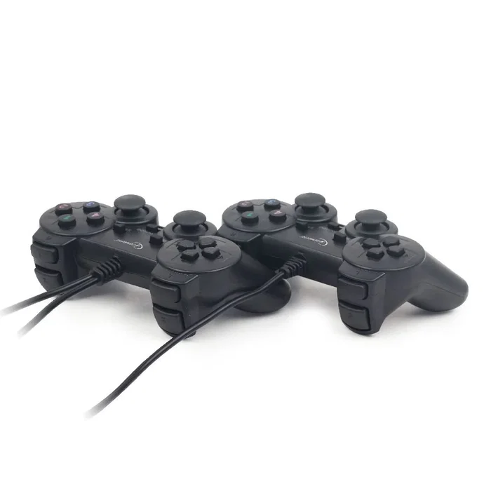 Gembird JPD-UDV2-01 Gamepad Analógico/Digital Negro USB 2.0