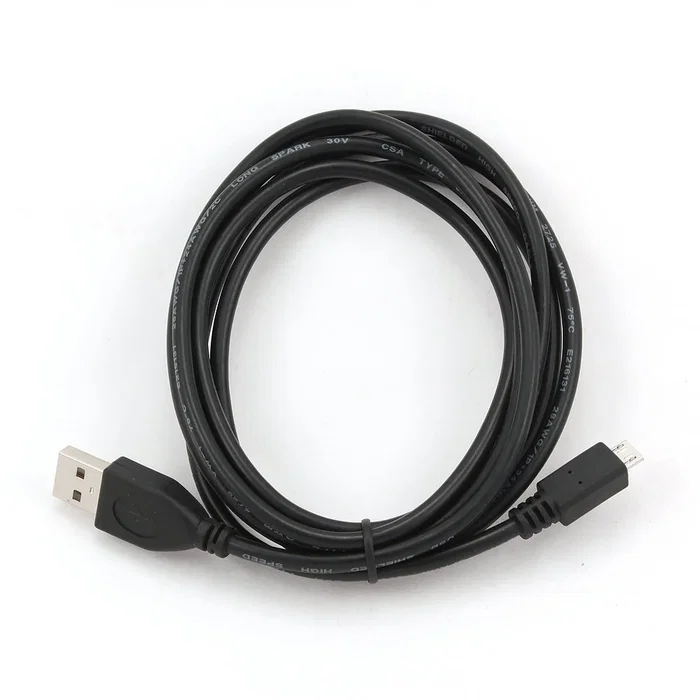 Gembird Cable USB 2.0 de 3m USB A a Micro-USB B Negro CCP-MUSB2-AMBM-10