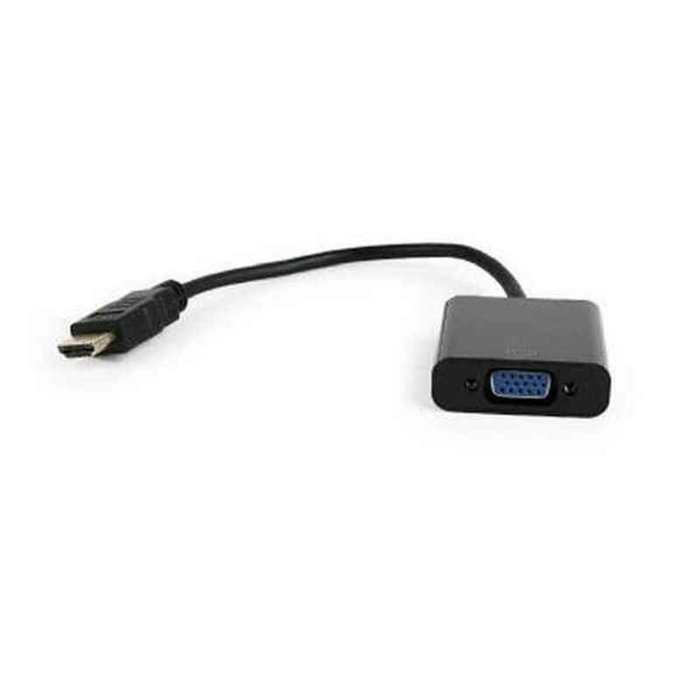 Gembird Adaptador HDMI a VGA Negro 0,15m A-HDMI-VGA-04
