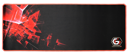 GEMBIRD Alfombrilla para Ratón MP-GAMEPRO-XL Gaming Negro de Alta Resistencia con Bordes Cosidos