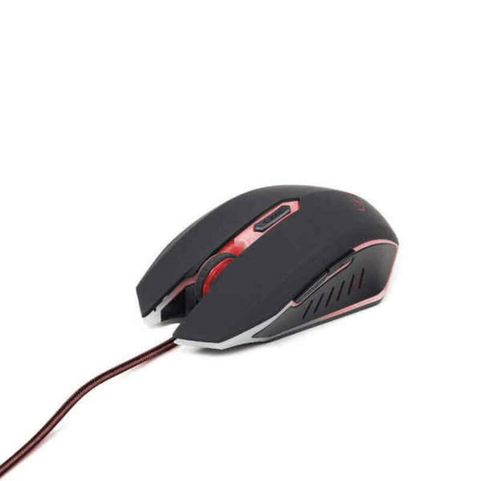 GEMBIRD MUSG-001-R Ratón Gaming Ambidextro Negro/Rojo 2400 DPI GEMBIRD MUSG-001-R Ratón Gaming Ambidextro Negro/Rojo 2400 DPI