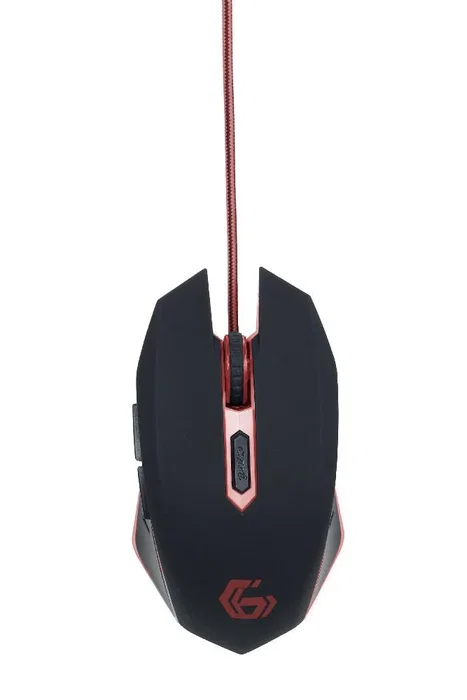 GEMBIRD MUSG-001-R Ratón Gaming Ambidextro Negro/Rojo 2400 DPI GEMBIRD MUSG-001-R Ratón Gaming Ambidextro Negro/Rojo 2400 DPI