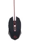 GEMBIRD MUSG-001-R Ratón Gaming Ambidextro Negro/Rojo 2400 DPI