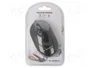 Gembird MUS-U-01 Ratón Óptico Ambidextro Negro