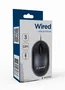 GEMBIRD Ratón Óptico Ambidextro Negro USB A
