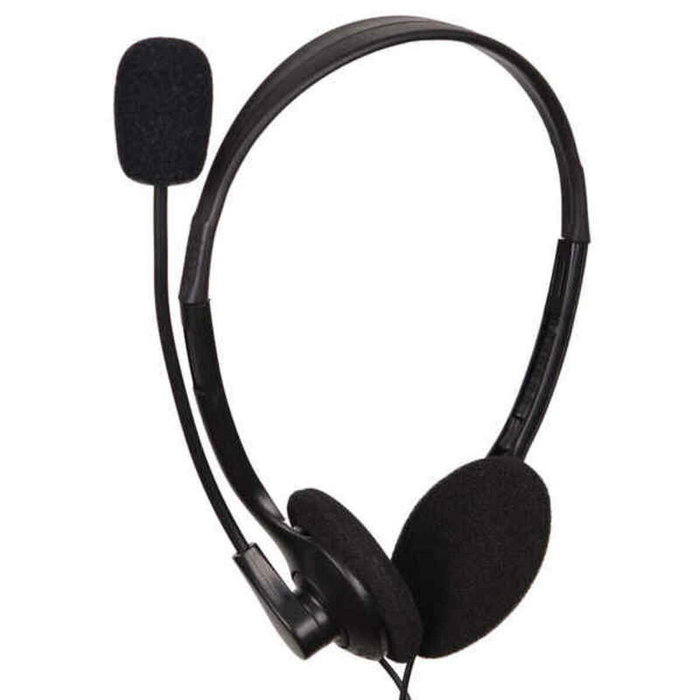 GEMBIRD MHS-123 Auriculares con Micrófono y Control de Volumen Negro