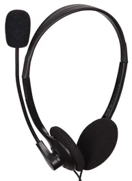 GEMBIRD MHS-123 Auriculares de Diadema con Micrófono y Control de Volumen Negro