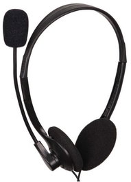 GEMBIRD MHS-123 Auriculares de Diadema con Micrófono y Control de Volumen Negro