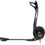 Logitech PC Headset 960 USB Negro, Supraaural, Alámbrico