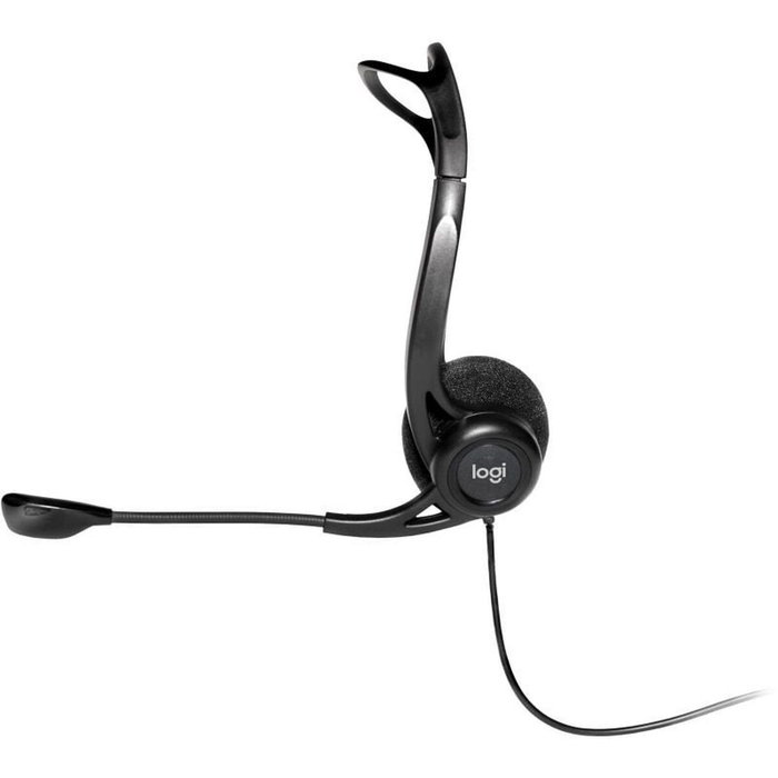 Logitech PC Headset 960 USB Negro, Supraaural, Alámbrico Logitech PC Headset 960 USB Negro, Supraaural, Alámbrico
