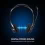 Logitech PC Headset 960 USB Negro, Supraaural, Alámbrico