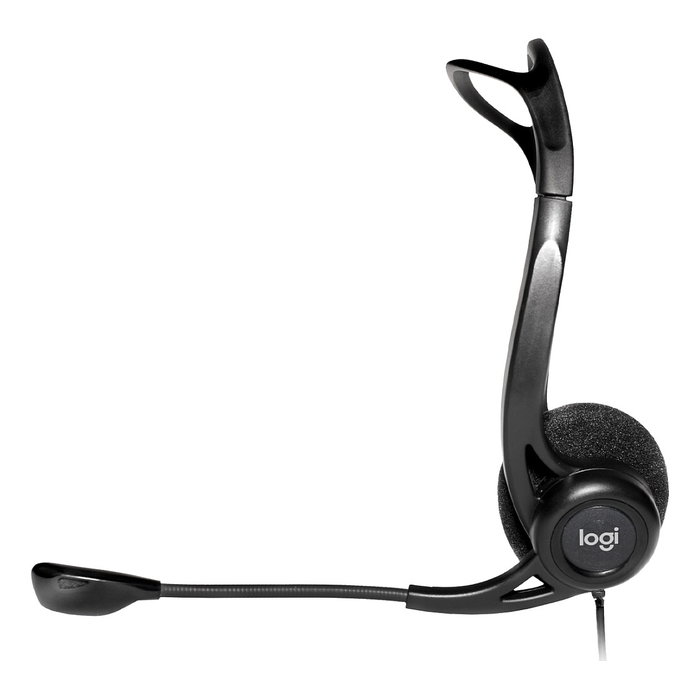 Logitech PC Headset 960 USB Negro, Supraaural, Alámbrico Logitech PC Headset 960 USB Negro, Supraaural, Alámbrico