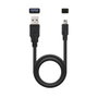 Tooq TQE-2530B Caja Externa para Disco Duro 2.5'' USB 3.1 Negra